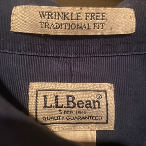 LL Bean Wrinkle Free Button Up - Picture 4 of 10
